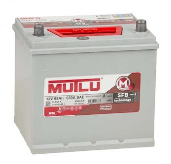 Аккумулятор автомобильный MUTLU Asia 68Ah 600A (о.п.)